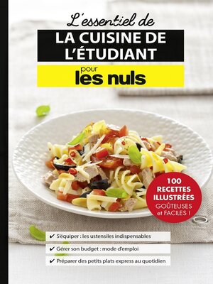 cover image of L'essentiel de la cuisine de l'étudiant pour les Nuls